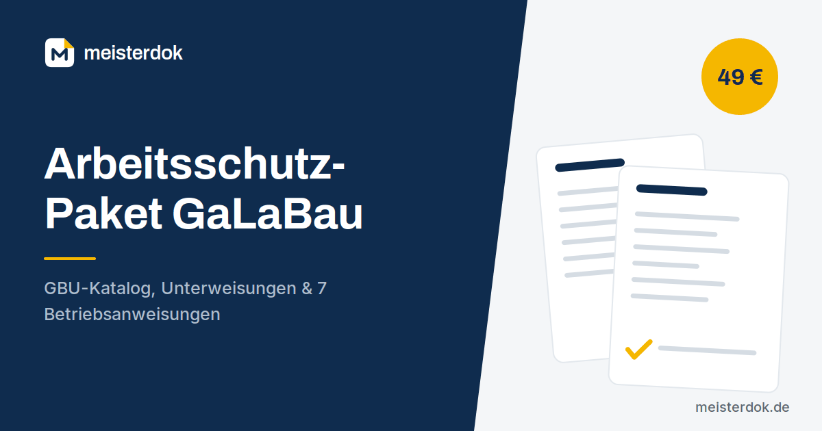 Arbeitsschutz-Paket GaLaBau